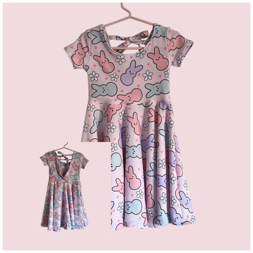 Peeps & Blooms Twirl Dress