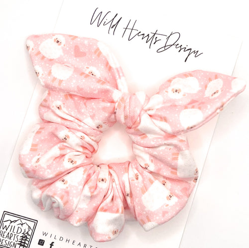 Little Lamb Bow Scrunchie